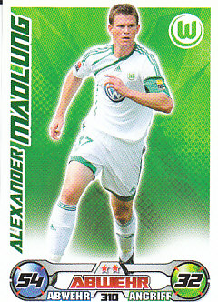 Alexander Madlung VfL Wolfsburg 2009/10 Topps MA Bundesliga #310